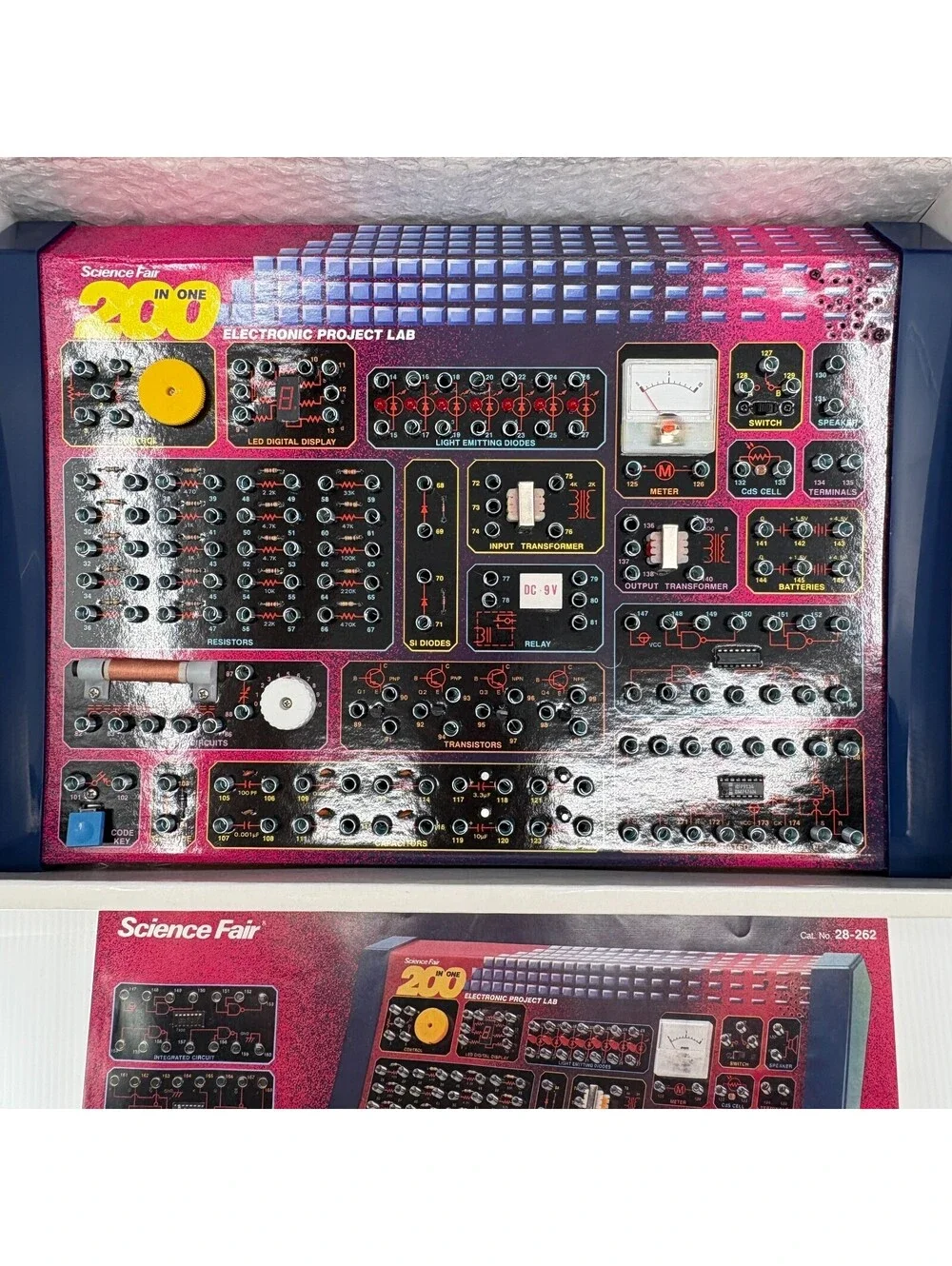 Science Fair Vintage 200 In One Electronic Project Lab 28-262 Manual Wire
